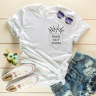 Pocket Full OF Sunshine TShirt for Women 44T-208 Tees- 208 Tees, A Women's, Men's and Kids Online Graphic Tee Boutique, Located in Spirit Lake, Idaho