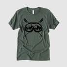 Skiing Shirt for Men-208 Tees- 208 Tees, A Women's, Men's and Kids Online Graphic Tee Boutique, Located in Spirit Lake, Idaho