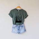Mountain Shirt, Shirts for Women, Womens Shirts, Graphic Tee, Camping T Shirt, Travel Shirt, Nature TShirt, Hiking Shirt, Gift for Her-208 Tees- 208 Tees, A Women's, Men's and Kids Online Graphic Tee Boutique, Located in Spirit Lake, Idaho