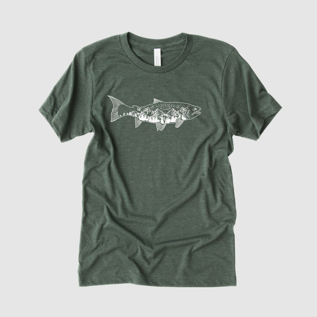 Fishing TShirt for Men-208 Tees- 208 Tees, A Women's, Men's and Kids Online Graphic Tee Boutique, Located in Spirit Lake, Idaho