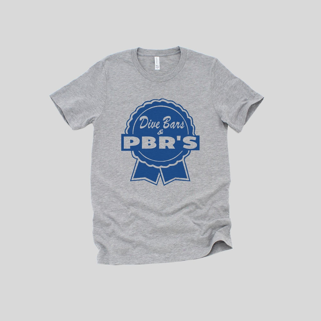 Drive Bars and PBRs Shirt, Dive Bar Shirt, Beer Shirt, Save the Dive Bars, Support Your Local Dive Bar, Gift for Men, Shirt for Men-208 Tees- 208 Tees, A Women's, Men's and Kids Online Graphic Tee Boutique, Located in Spirit Lake, Idaho