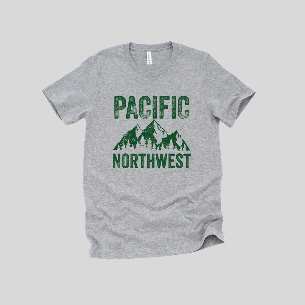 PNW Shirt, Pacific Northwest, Nature Shirt, Hiking, Explore, Outdoors, Shirts for Men, Mens Shirts, Graphic Tee, Gift for Him Shirt, TShirt-208 Tees- 208 Tees, A Women's, Men's and Kids Online Graphic Tee Boutique, Located in Spirit Lake, Idaho