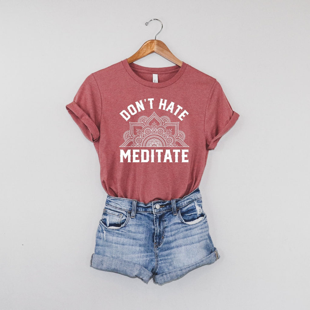Meditation T Shirt, Relax Shirt for Women, Namaste, Yoga Sloth T Shirt, Womens Yoga Shirt,-208 Tees- 208 Tees, A Women's, Men's and Kids Online Graphic Tee Boutique, Located in Spirit Lake, Idaho