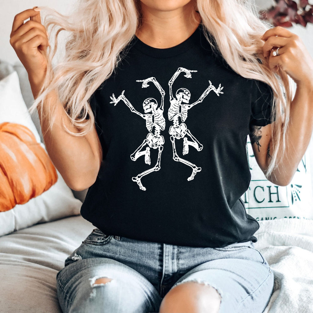 Skeleton Shirt, Halloween Shirt, Spooky Season, Fall Shirt, Womens Shirts, Halloween, October, Funny Shirts for Women, Graphic Tee-208 Tees- 208 Tees, A Women's, Men's and Kids Online Graphic Tee Boutique, Located in Spirit Lake, Idaho