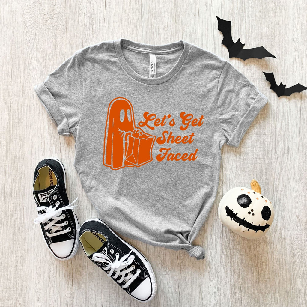 Sheetfaced Shirt, Halloween Shirt, Spooky Season, Fall Shirt, Womens Shirts, Halloween, October, Funny Shirts for Women, Graphic Tee-208 Tees- 208 Tees, A Women's, Men's and Kids Online Graphic Tee Boutique, Located in Spirit Lake, Idaho