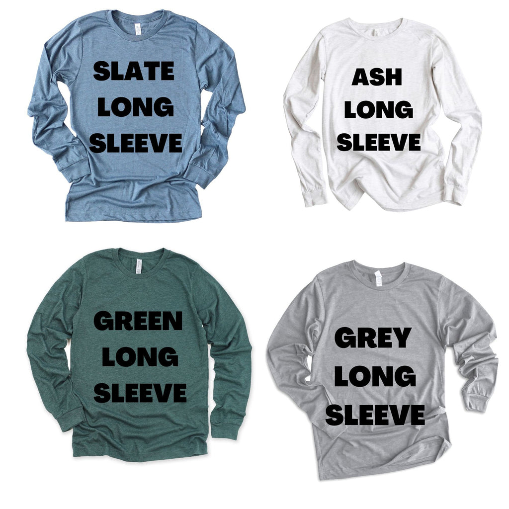 Roadtrip Vibes Long Sleeve Shirt-Long Sleeves-208 Tees- 208 Tees, A Women's, Men's and Kids Online Graphic Tee Boutique, Located in Spirit Lake, Idaho