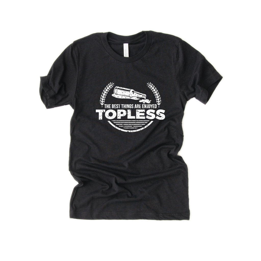 Topless Beer TShirt, Tank Top/ Long Sleeve 153-208 Tees- 208 Tees, A Women's, Men's and Kids Online Graphic Tee Boutique, Located in Spirit Lake, Idaho