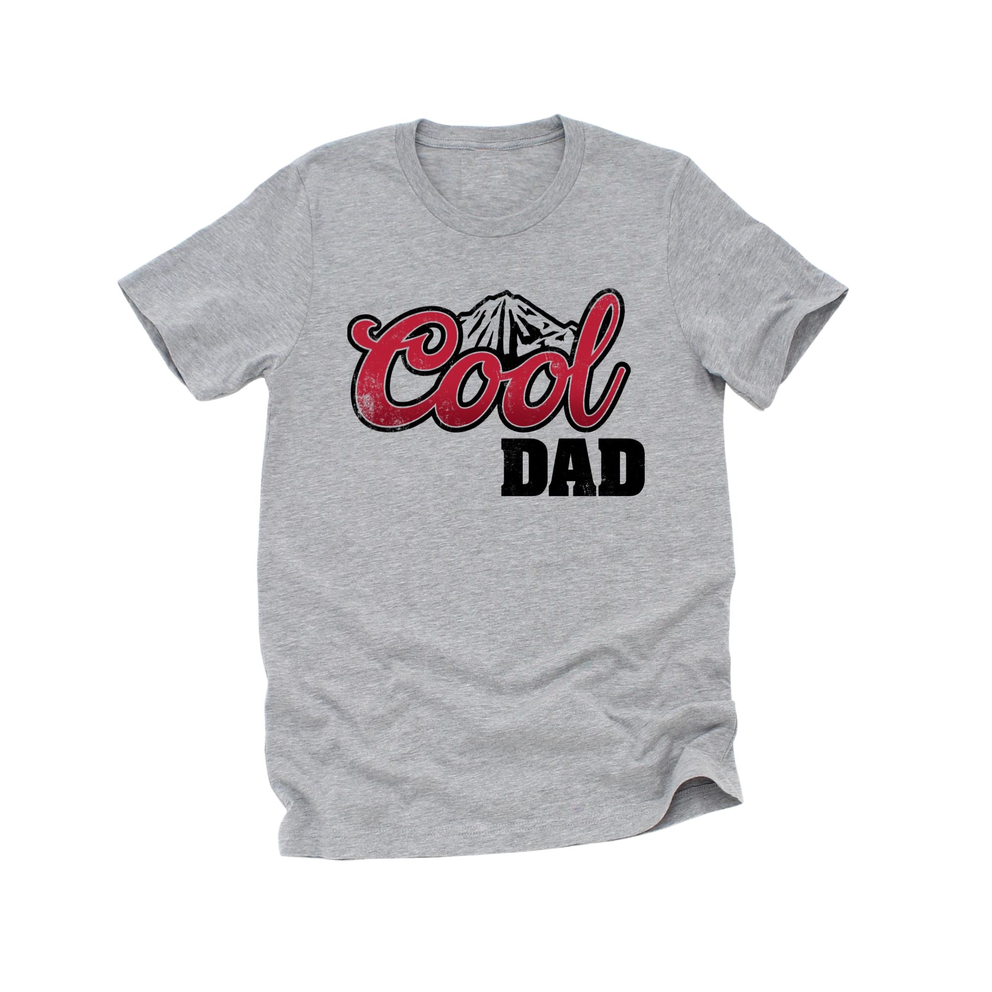 Cool Dad Grey Graphic Tee TShirt T-Shirt-208 Tees- 208 Tees, A Women's, Men's and Kids Online Graphic Tee Boutique, Located in Spirit Lake, Idaho