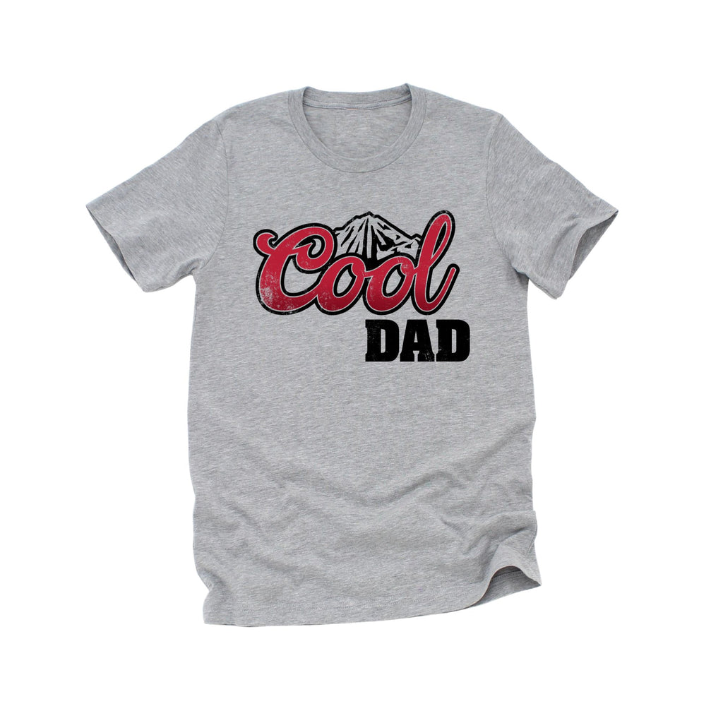 Cool Dad Grey Graphic Tee TShirt T-Shirt-208 Tees- 208 Tees, A Women's, Men's and Kids Online Graphic Tee Boutique, Located in Spirit Lake, Idaho